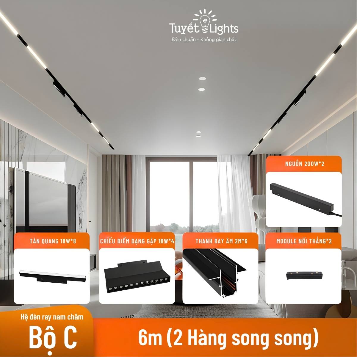 đèn ray nam châm akimi